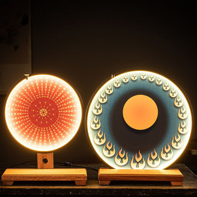 単品 パッケージ LED ライト 家庭装飾用の太陽ウコンの香を燃やすホルダー