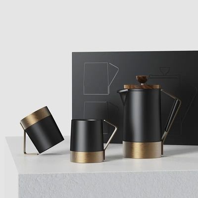 600ml フランスプレスコーヒーメーカー 家庭用 ホテル レストラン オフィス醸造用