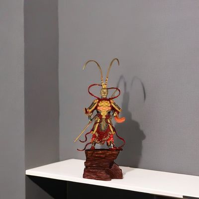 記念日 サン・ウコン ゴールデン・フープ 3D樹脂フィギュア 現代デザイン 金属 コレクション飾り