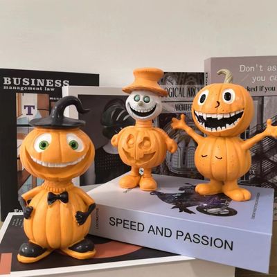 カスタマイズされた樹脂アクリル南瓜飾り 2024 ハロウィーンの休日の装飾のためのトップ選択