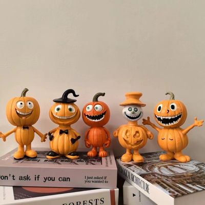 カスタマイズされた樹脂アクリル南瓜飾り 2024 ハロウィーンの休日の装飾のためのトップ選択