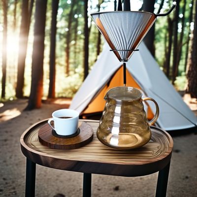 高ボロシリケートセラミックコーヒーポット 製造セット 金属フィルターと紅茶注入器