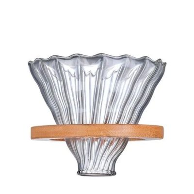 プラスチック型 丸い透明ガラス 現代のデザインスタイルのためのコーヒー滴水器を倒す