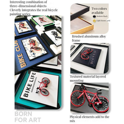 ホーム オフィス ホテルの装飾 モダン レトロ サイクルの壁画