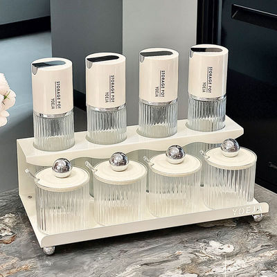 スペース節約キッチンストレージソリューションのためのカスタマイズされた蓋スパイスラックキャビネットオーガナイザー