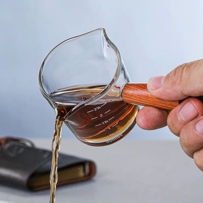 100ml 透明ボロシリケートガラス 蓋付き ミニマリストデザインスタイル