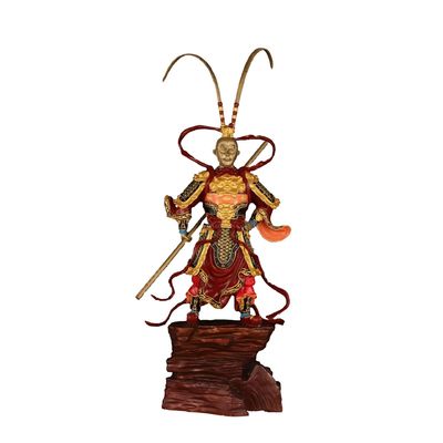 4つの偉大な古典小説のキャラクターの3D樹脂フィギュアセット