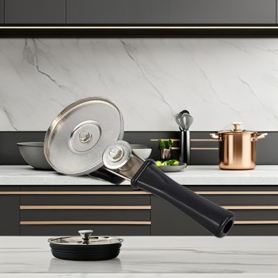 多機能キッチン料理ツールセット バンブーハンドル缶シールプレスマシン