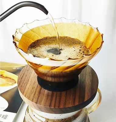 600ML ノルディック ポータブル コーヒー サーバー 熱耐性ガラスポット