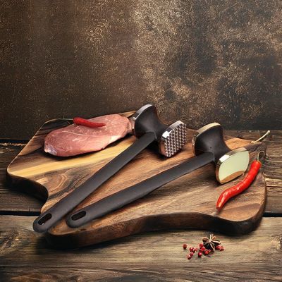 オーダーメイド ロゴ 受け入れ 肉温め器 ステーキと解凍のための双面ハンマー