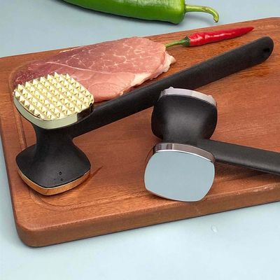 オーダーメイド ロゴ 受け入れ 肉温め器 ステーキと解凍のための双面ハンマー