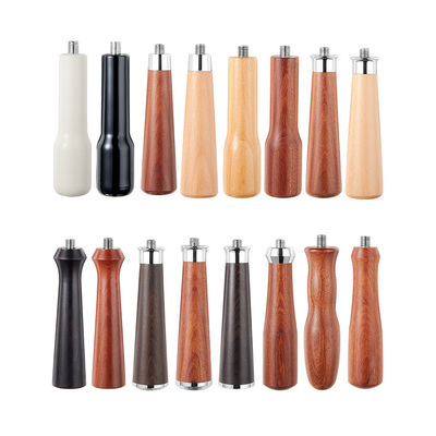 カフェ ポータフィルター 再利用可能 シングル ダブル スプート 2 カップ 底のないバスケット 木のハンドル E61 キッチン