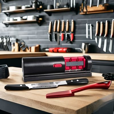 4対1 セラミック ダイヤモンド 手動 家用 道具 鉄鋼 ナイフ カーボン 鋼 ナイフ シャーパー