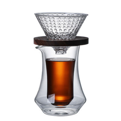 デザイン 高ボロシリケートガラスコーヒーポット 製造ステンレス鋼 ハンドブリーフ