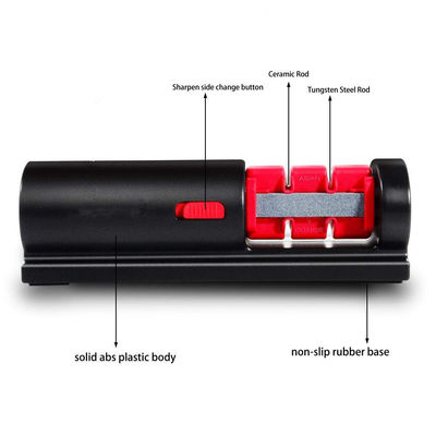 メタルタイプ 炭素鋼 4対1ナイフ シャーパー セラミック ダイヤモンド 手動 剪刀 ナイフ
