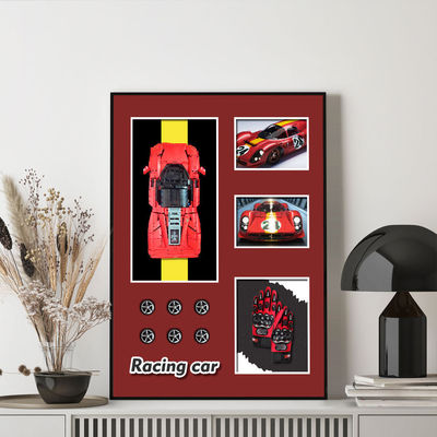 オーダーメイドサイズ 現代の3Dブロック 車壁画 レストランやベッドサイドの装飾に掛ける