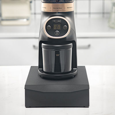 ホワイト・モダン・デザイン エスプレッソ・コーヒー・ノック・ボックス 木製枠 金属アルミ 備品