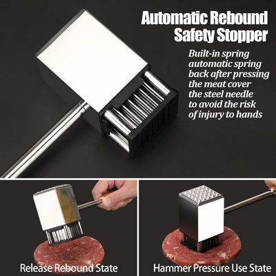 36 刃の不?? 鋼肉軟化器 BBQステーキとターキー プロフェッショナルグレード