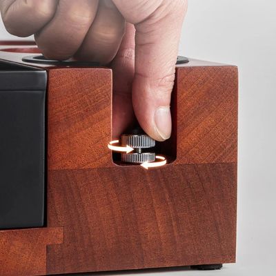 レストラン コーヒー ツール ステンレス スタンド 58mm の木製の多機能ノックボックス