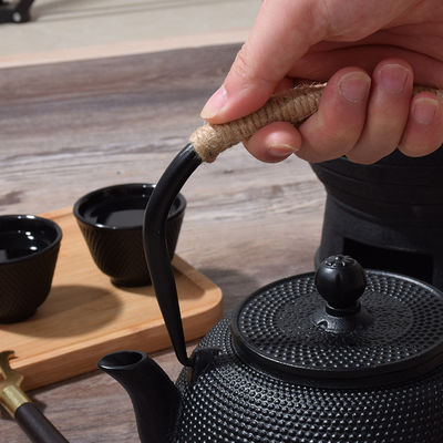 日本製 鋳鉄 茶 コーヒー 鍋 セット 家 旅行 ブラック アクセサリー
