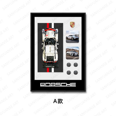 家庭用 オフィス ホテル装飾のためのカスタマイズ可能な現代スポーツカーと美しい家壁ディスプレイフレーム