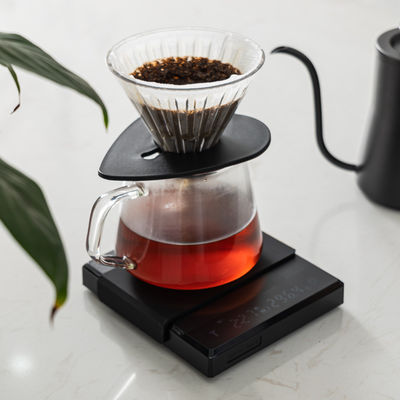 アンチ スリップ デジタル カフェ スケール 3kg/5kg 容量 キッチン 計量器 バッテリー電源