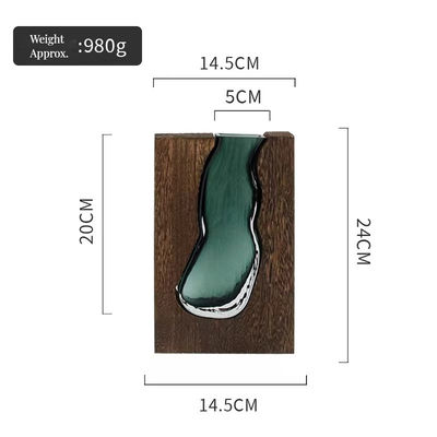 現代的なデザインスタイルとカスタマイズされた色でカスタマイズされた高い円筒ガラス花瓶