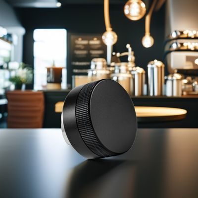 環境に優しいコーヒー磨き機のレベル化のための銀色調整深度金属エスプレッソディスペンサー