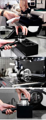 58mm ステンレス コーヒー タンパー 精密なコーヒー プレス用の4刃粉末 ハンマー