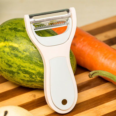 鋭いステンレス鋼の刃 双機能 マニュアル ミニ金属 果物野菜剥き機