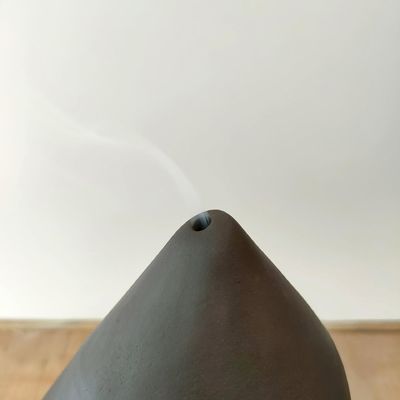 家装飾 メタル型 メタル型 モダンボール形 香料ホルダー コンクリート パインコーン 木