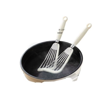 耐久性のあるキッチンツールと安全な食品処理のためのステンレス・スティールスロット付きの魚のスプラトゥラ