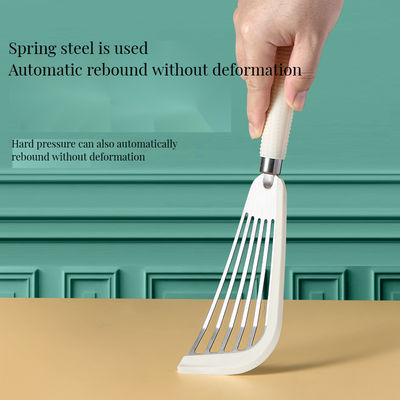 耐久性のあるキッチンツールと安全な食品処理のためのステンレス・スティールスロット付きの魚のスプラトゥラ