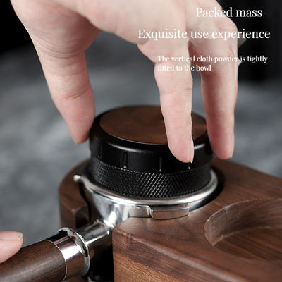 NO 2024 ポータブル エスプレッソ カフェ 高さ調節可能 ノート木 不同鋼ベース 51MM 53MM アルミニウム バリスタ ツール