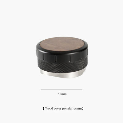 NO 2024 ポータブル エスプレッソ カフェ 高さ調節可能 ノート木 不同鋼ベース 51MM 53MM アルミニウム バリスタ ツール