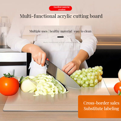 耐久性 キッチンツール カットボード カスタムロゴ 透明アクリル 柔軟な竹