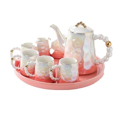 エレガント シェル型 モダン スタイルの バンブー カフェ カップ と プレイス セット 容量 1300ml