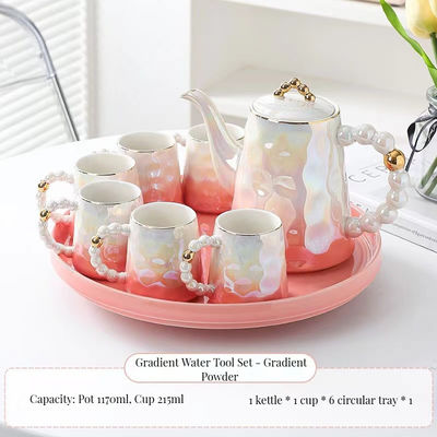 エレガント シェル型 モダン スタイルの バンブー カフェ カップ と プレイス セット 容量 1300ml