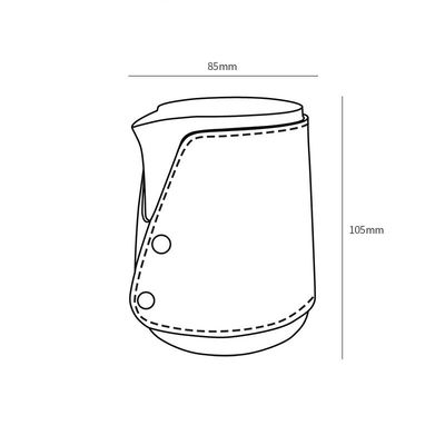 ステンレススチール304 コーヒー ミルク ラテ アート 持続可能なバースタ