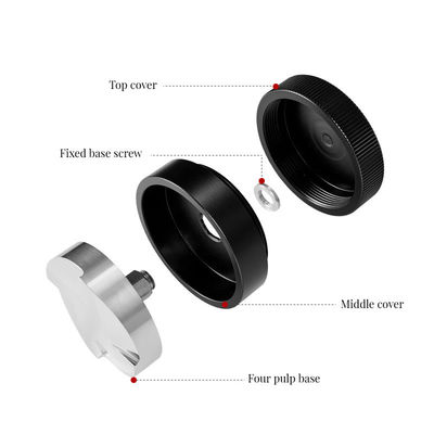 4 刃のステンレス鋼粉末ハンマープレス カフェ 木材のバースタ用 58mm