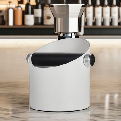 簡単に清掃するために取り外すバー 滑りやすいベースステンレス鋼 エスプレッソノックボックス