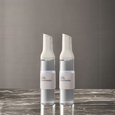 グラビーボート デザイン グラス オイル 容器 と アジガ ボトル セット 現代の キッチン ニーズ