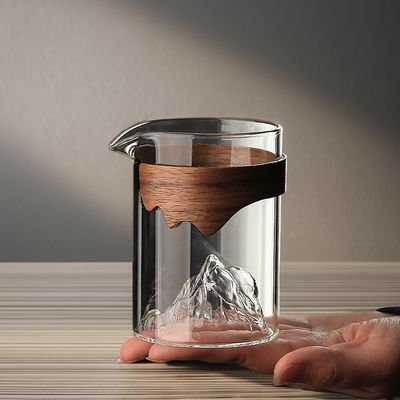 240ml 環境に優しいガラス茶杯 ホテル用 透明な 手作り 水ミルクコーヒー