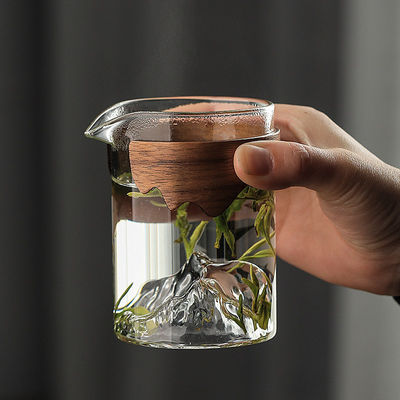 オーダーメイド セラミック ガラスカップ 茶 水 ミルク カフェ セット 240ml 環境に優しいデザイン