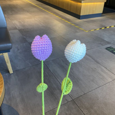 小型現代デザイン 手作り ニット 日焼け止め デイジーポーチ 理想的なバレンタインデープレゼント