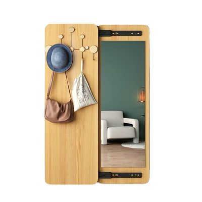 ウォールデザイン スタイルの現代 DIY ハングフックラック 木材貯蔵用のホールボード