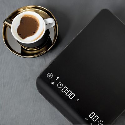 BAMBOO Round 2024 電子コーヒースケール 充電電池とタイマーインジケーター