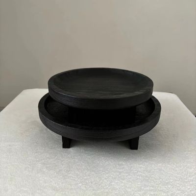 木製ディスプレイ 焼物用皿 キッチン用具 展示品 環境に優しい 調整可能