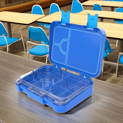 0.5L 容量 2層ステンレス・スチールランチボックス バンブー蓋付き 学校やキッチン