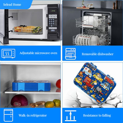 オーダーメイドロゴ ランチ ベント 食事 準備 容器 BPA 無料 200ml ガラス 食品 貯蔵 箱